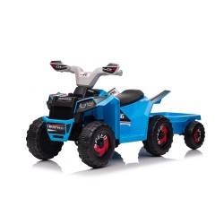 Laste mini elektritraktor Patroller haagisega
