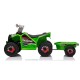 Laste mini elektritraktor Patroller haagisega