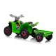 Laste mini elektritraktor Patroller haagisega