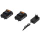 Survepesur 4Ah 20V x2 KD662