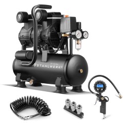Компрессор STAHLWERK ST-110 Pro 10 бар 2,1 л.с. 1,6 кВт