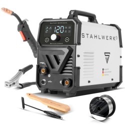 Keevitusmasin keevitus STAHLWERK Mini FLUX 120 ST Lift-TIG ARC/MMA