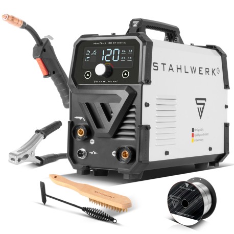 Keevitusmasin keevitus STAHLWERK Mini FLUX 120 ST Lift-TIG ARC/MMA