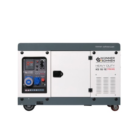 Двухцилиндровый дизельный генератор KS 16-1E  16kW