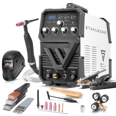 Комбинированный сварочный аппарат STAHLWERK AC/DC TIG 200 ST IGBT