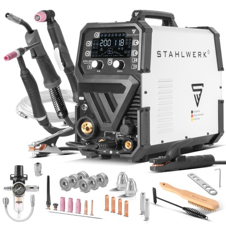Kombineeritud keevitusmasin STAHLWERK CTM-250 Puls Pro 6-in-1 200A