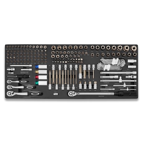 Набор бит и торцевых ключей STAHLWERK из 186 предметов в комплекте