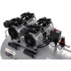 Безмасляный компрессор 100 л / 2 x 1500 Вт KD1398
