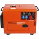 Generaator 230V 400V 7kW 16hj diisel + ATS KD3241