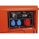 Generaator 230V 400V 7kW 16hj diisel + ATS KD3241