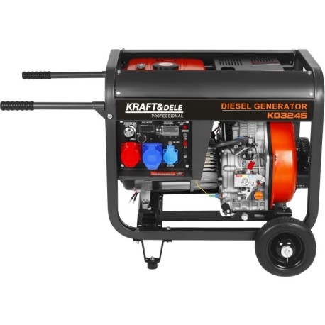 Дизель генератор 8 кВт 230 В 32 А 400 В KD3245