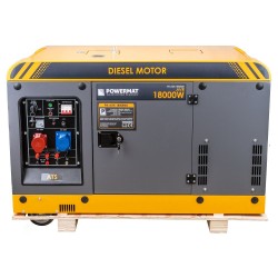 Дизельный генератор 18kW Powermat 230V/400V/12V + ATS
