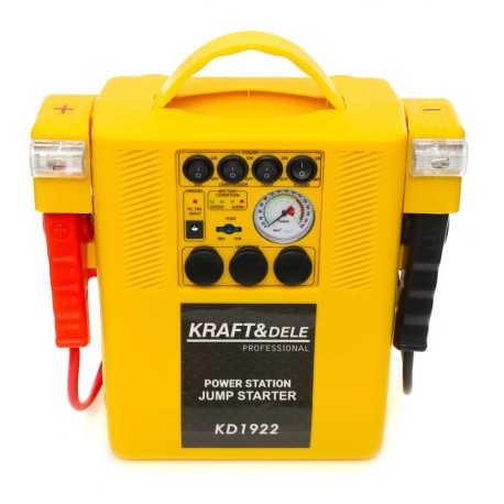 Jump starter 4in1 - многофункциональное устройство - стартер, компрессор, фонарь KD1922