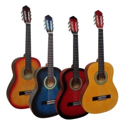 Классическая гитара с нейлоновыми струнами 1/2 + сумка + ремень + дополнительные струны